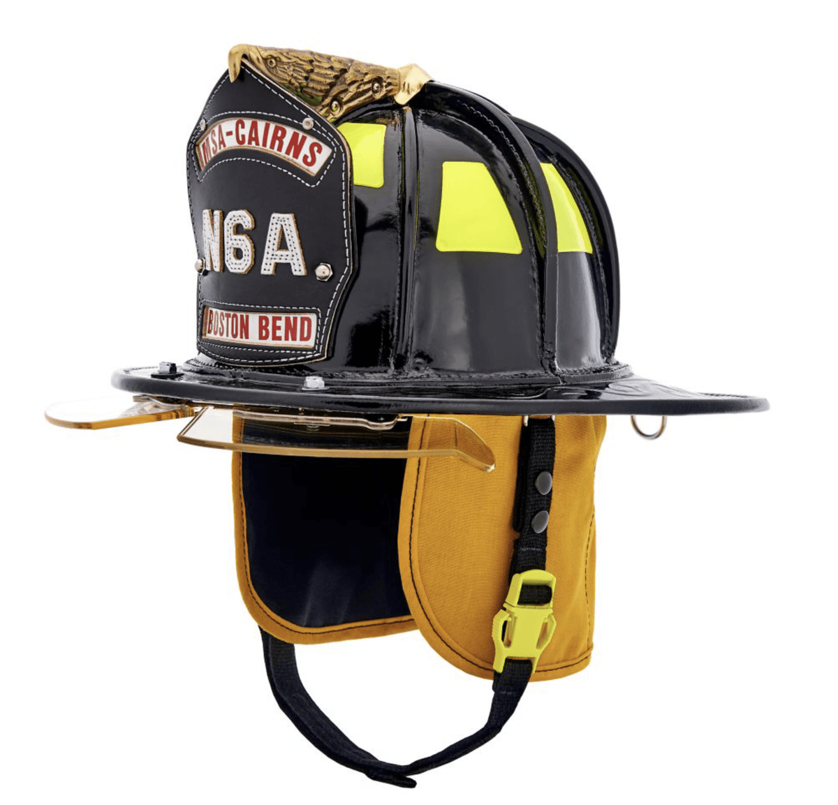 Cairns N6A Traditional Leather Fire Helmet NFPA Compliant