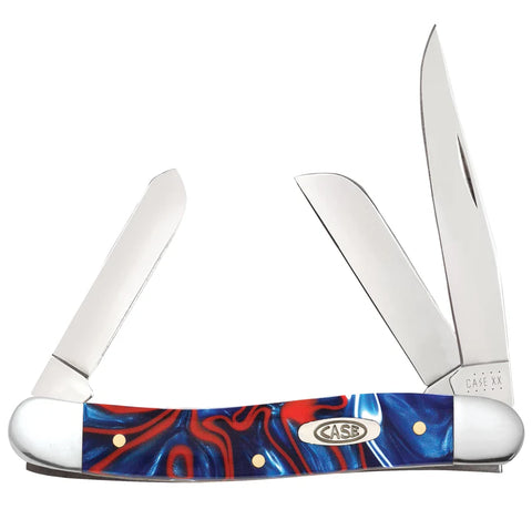 Case - Patriotic Kirinite® - Sm Medium Stockman (10318 SS)
