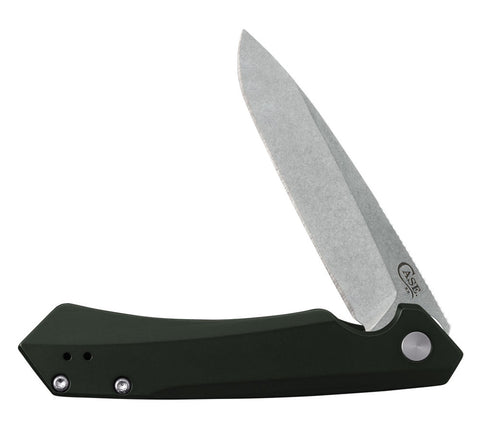 Case - OD Green Anodized Aluminum Kinzua® (Kinzua S35VN) - Spear Blade