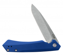 Case - Blue Anodized Aluminum Kinzua® (Kinzua S35VN) - Spear Blade