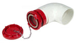 Kochek 6" PVC Storz Dry Hydrant w/ Elbow